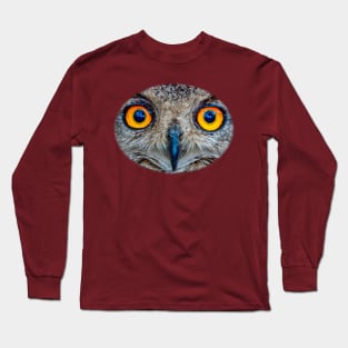 Eyes of an Eagle owl Long Sleeve T-Shirt